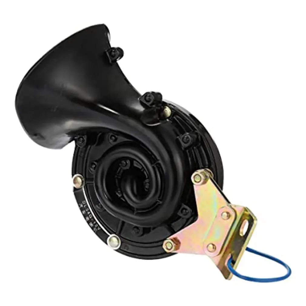 

Electric Snail Horn Air Horn Raging Sound Loud 110DB Black 12V For Car Motorcycle Truck Boat Horn Bell
