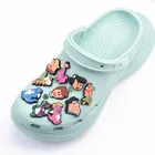 Милые дизайнерские сандалии на заказ, подвески, Мультяшные подвески для детской обуви, аксессуары, сабо, кроссовки, подарки для вечеринок