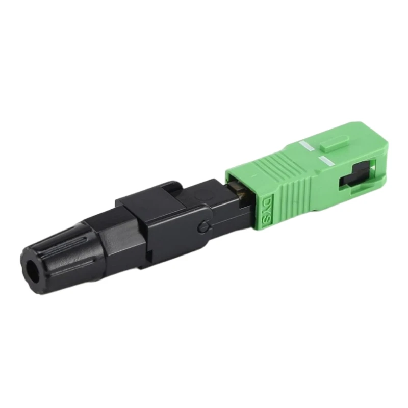 

100 Pcs High Stability SC/APC Quick Connector High Security Cold Connector for FTTH ABS Material 60mm Connector Tool