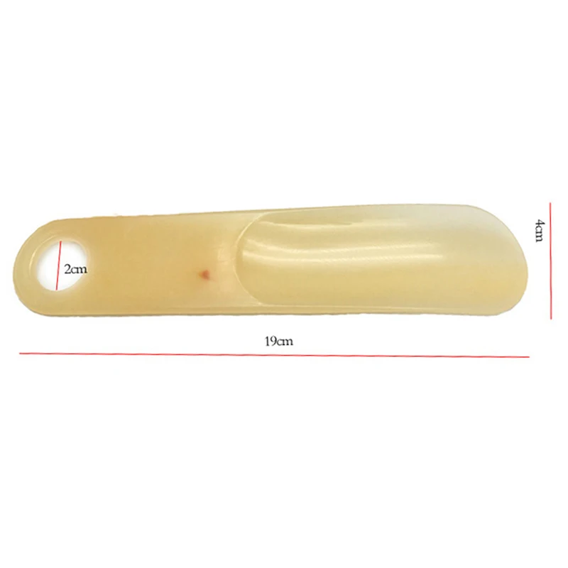 

1pccs New Professional Plastic Shoe Horn Spoon Shape Shoehorn 19cm Shoe Horns