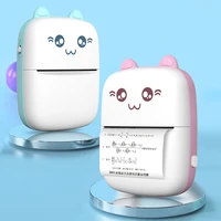 portable thermal printer mini cat print paper photo pocket thermal printer printing wireless bluetooth android ios printers