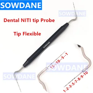 1 шт., гибкий эндододонтический зонд для чистки зубов