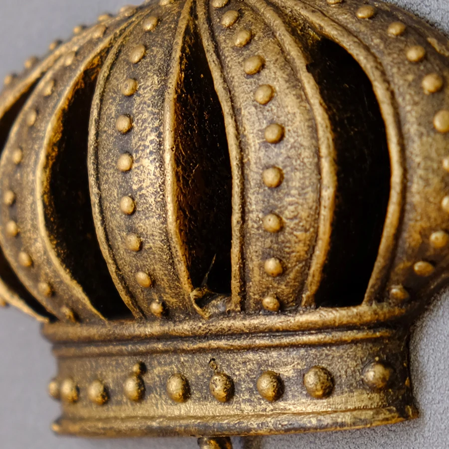 Декоративный крючок в виде листьев американском и французском ретро стиле