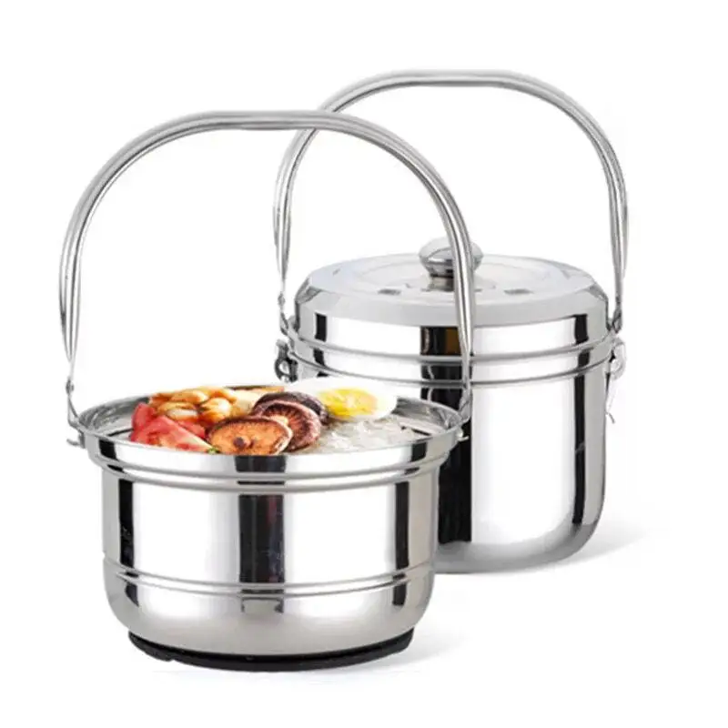 Кастрюля для супа из нержавеющей стали с внутренним баком без огня затем