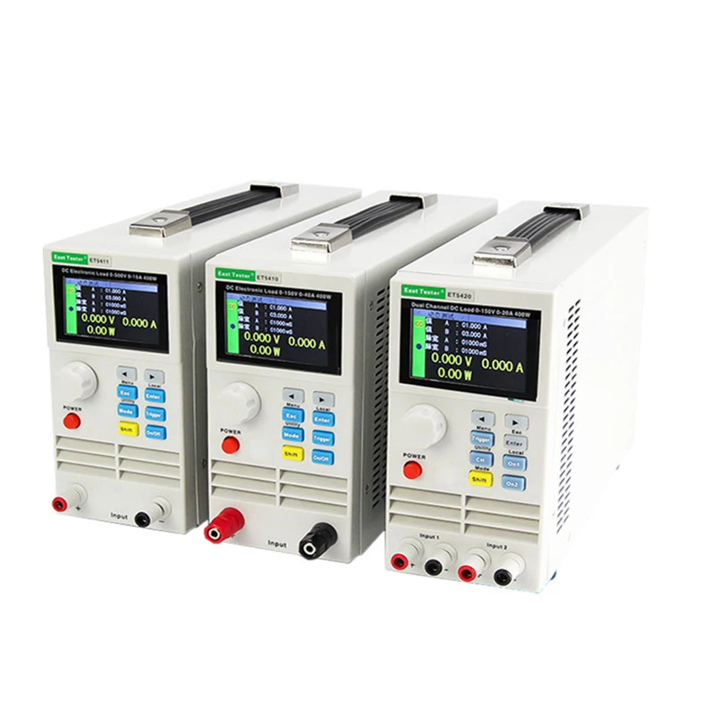 ET54 DC программируемая электронная нагрузка один/двухканальный 400 Вт 150 в 500 В CV CC CR CP