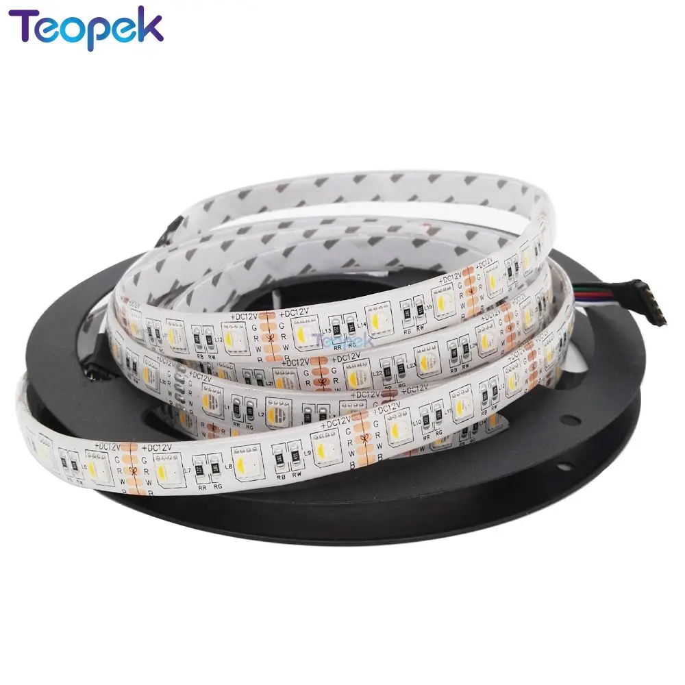 Светодиодная лента RGBW 4 цвета в 1 SMD 5050 12 В/в24 гибкий светильник RGB + белый/теплый