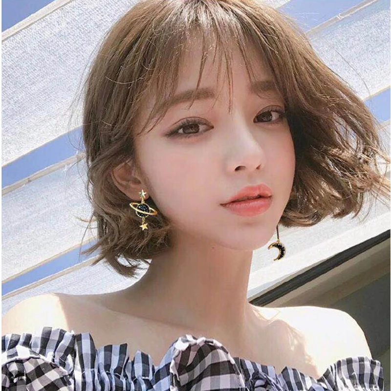 Женские серьги гвоздики в виде листьев и звезд|Серьги-подвески| |