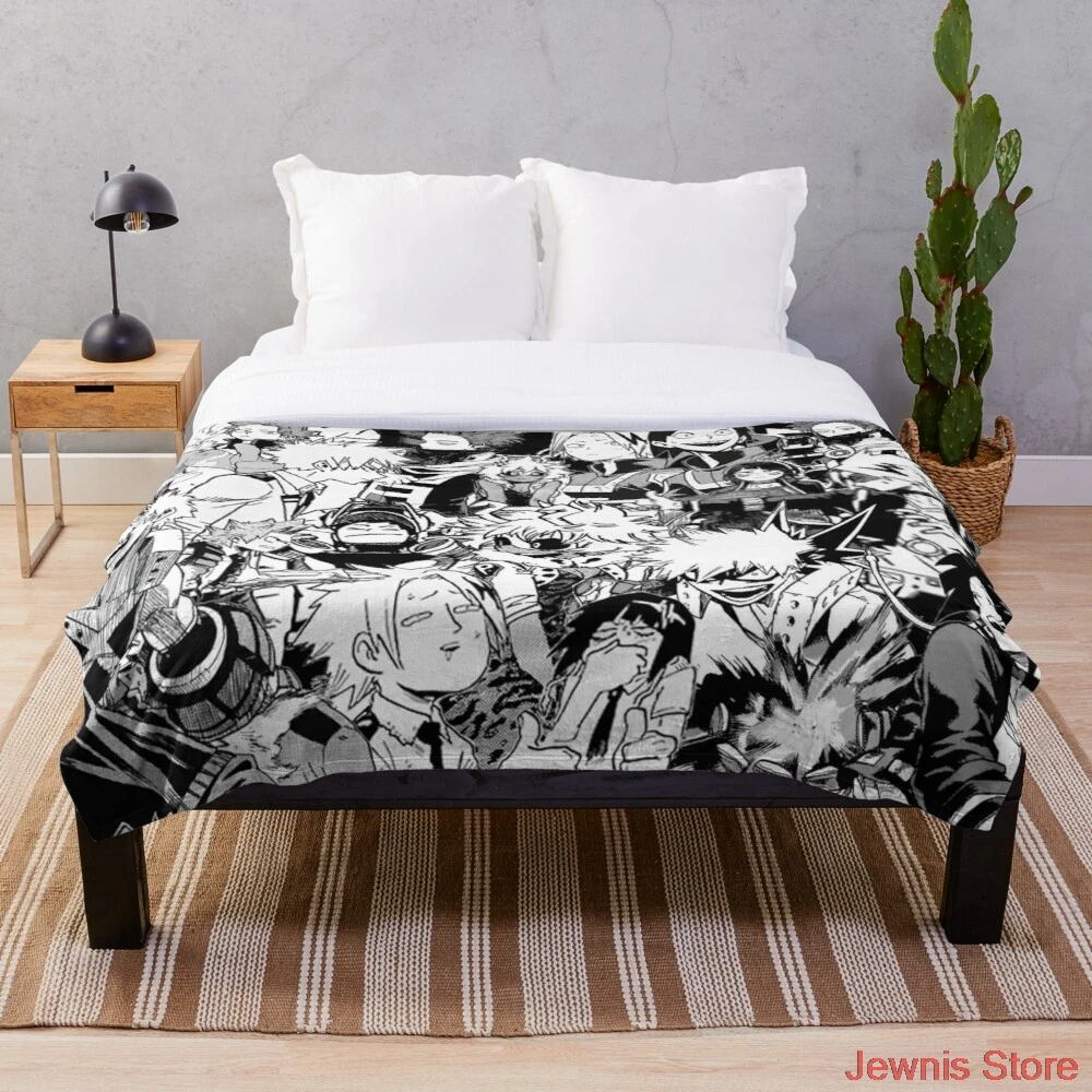 

Плед-одеяло Bakusquad, плюшевое бархатное теплое украшение для кровати, домашнее диванное одеяло, подарки для взрослых, детей, мальчиков, Новинк...