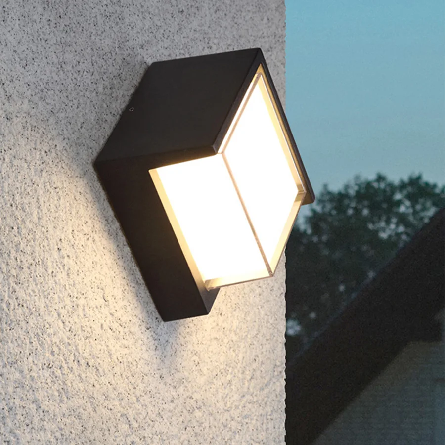 

IP65 Waterproof Led Wall Lamp LED Garden Lamp Aisle Corridor Outdoor Balcony Porch Light AC110V 220V Terrace Lamp for Outside
