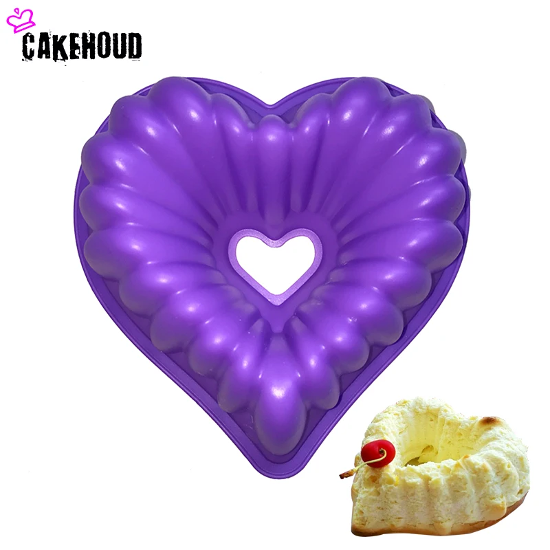 CAKEHOUD форма для торта в форме сердца силиконовая замерзания и выпекания формочки