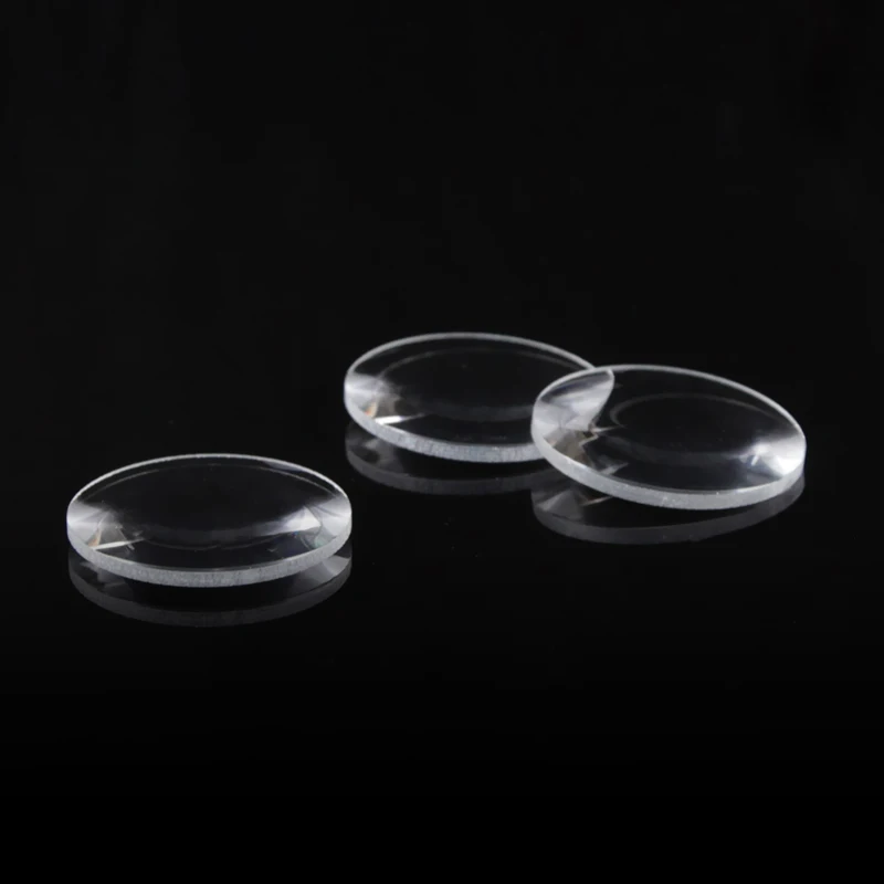 Оптическая двойная выпуклая линза диаметром 40 мм фокусное расстояние 100 K9