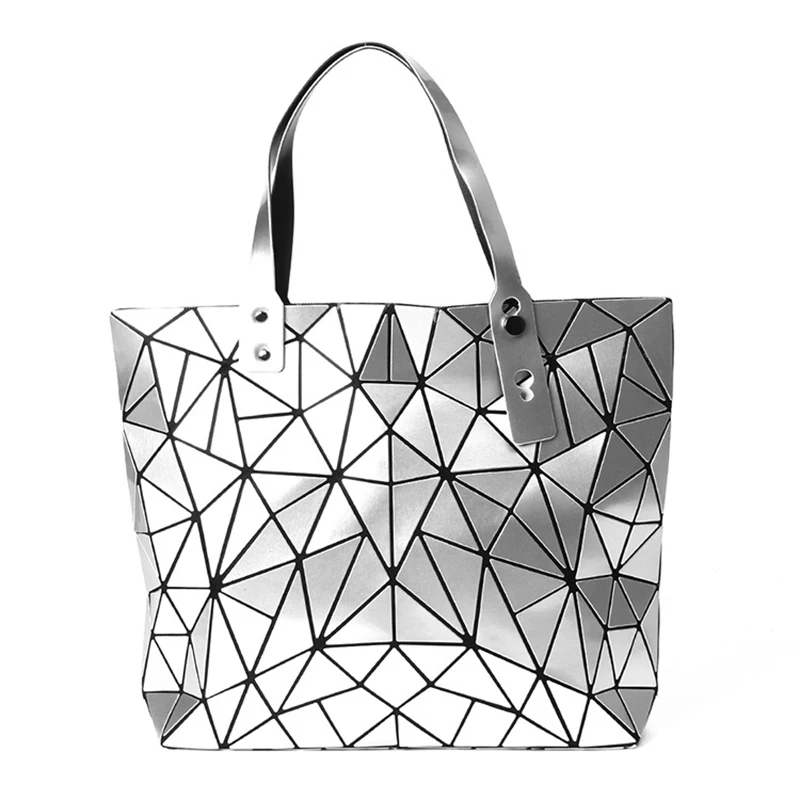 

2022 New Travel Tote Bag For Women Luxury Strap Geometric Handbag Designer Female Folding Handbag Sports Shopping Hand Bag