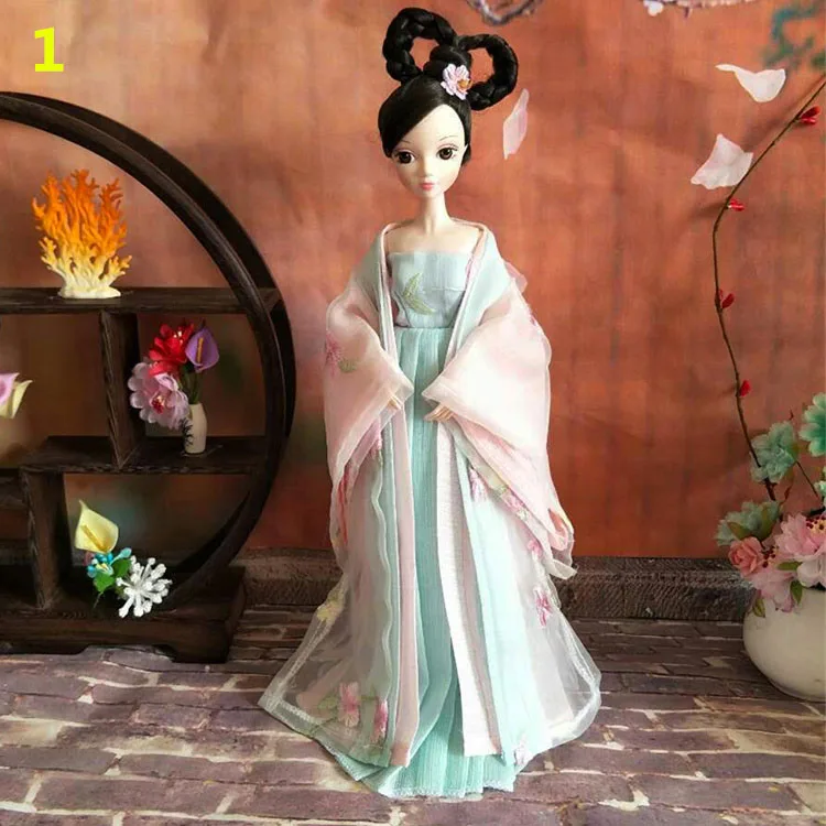 Allaosify 1/6 костюм в китайском стиле Одежда BJD купить одежду BJD и дать$6 парик гарантия качества