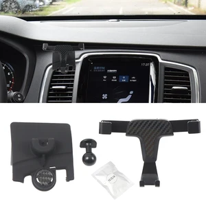 fit for volvo xc90 2015 2020 car accessories black mobile cell phone holder car air vent mount cradle stand 1set free global shipping