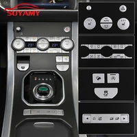 for land range rover evoque 2012 19 central control air conditioner button stickers interior modification accessories decoration