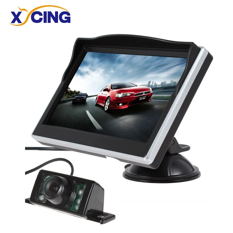 XYCING 5 дюймовый TFT ЖК цветной монитор автомобильный заднего вида цифровой HD экран