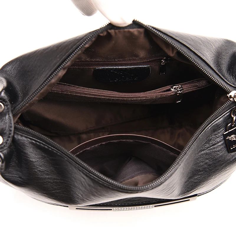 

Vintage Quality Leather Women's Handbags Elegant Large Capacity Messenger Bag Female New Arrival Simple Shoulder Bag Sac A Main