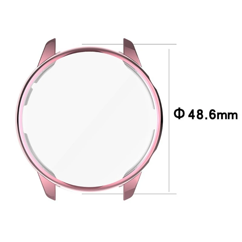 

Compatible with GTS 2 Screen Protector Case Cover Replacement All- Around Plating Process Metal Color TPU 95AF