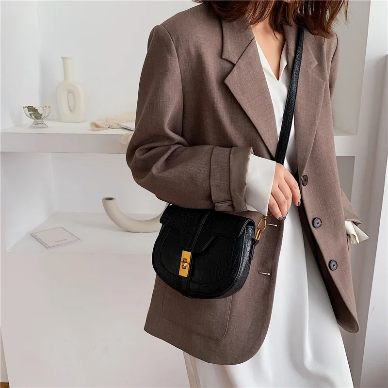 Осенняя шикарная текстурная сумка для женщин новинка 2019 корейская модная