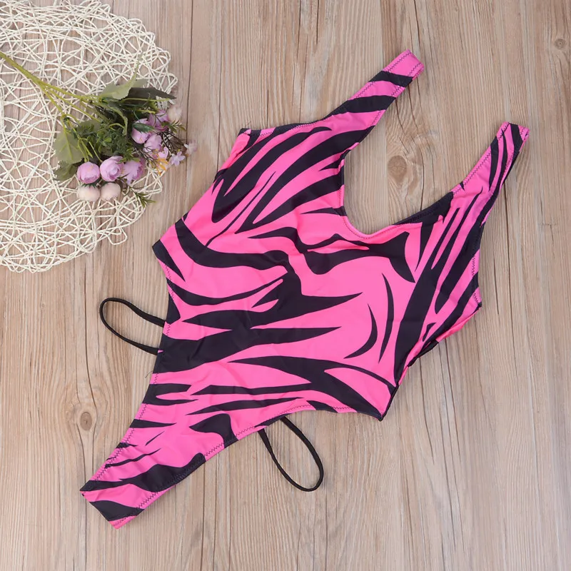 Женский новый бикини купальный костюм с открытой спиной цельный купальник