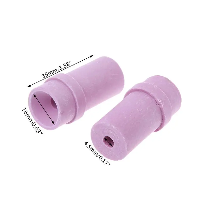 

20 Pcs Replacement Air Sandblasting Ceramic Nozzles Tip 4.5mm For Sand Explosion