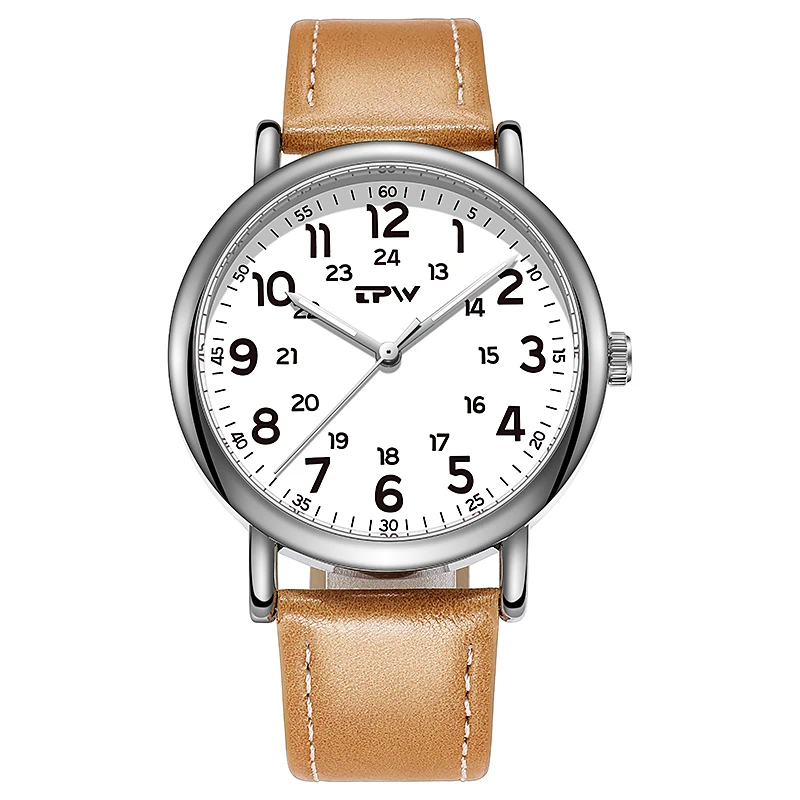 

Weekender Men Quartz Watch PU Leather Strap Light Luxury Casual Business 24H Display Japan Movement
