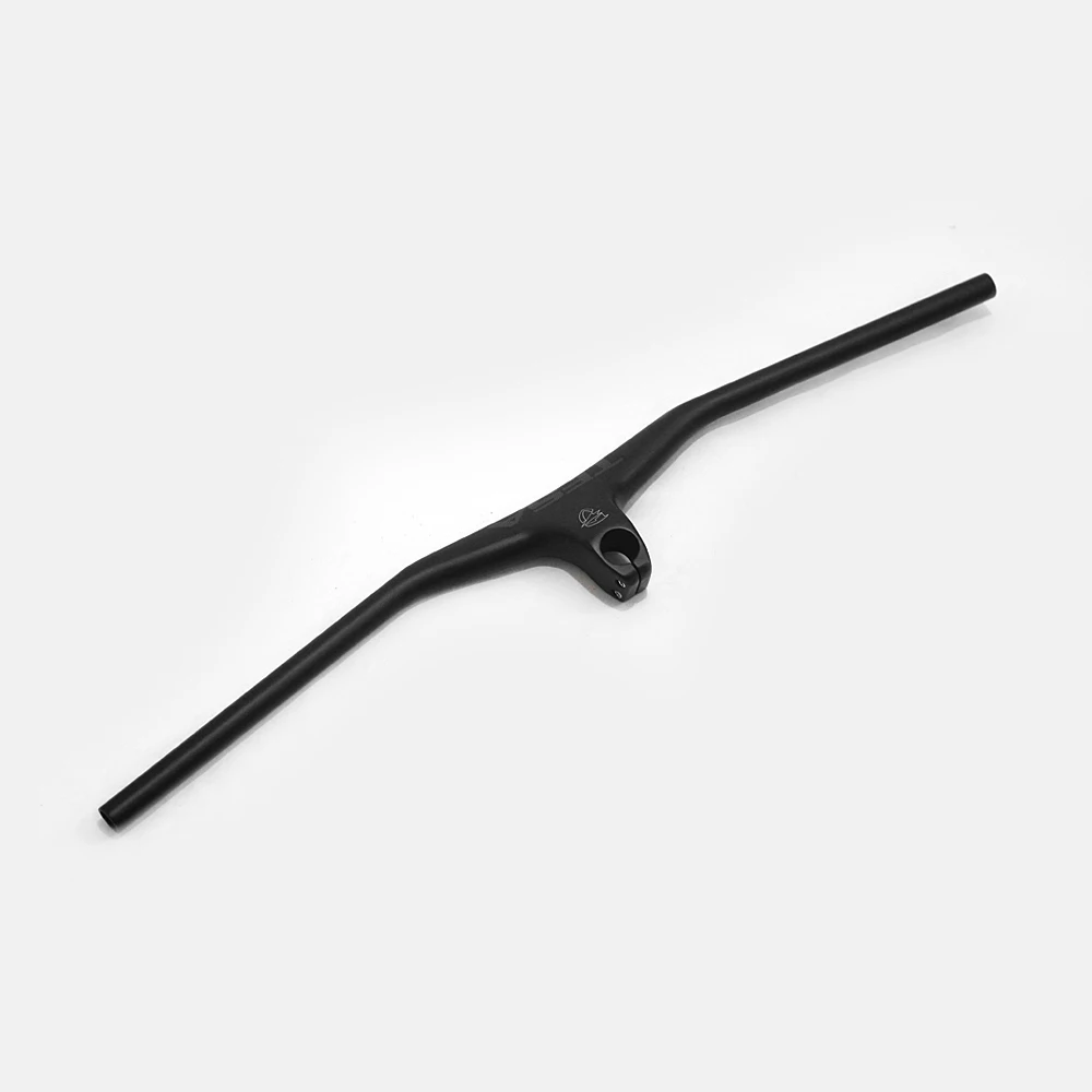 

New Full Carbon Fiber MTB Bicycle Handlebar Integrated Stem UD Carbon Flat Bar Cycling Bike Parts Length 600mm to 800mm Matte