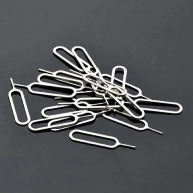 

10pcs SIM Card Tray Ejector Eject Pin Key Removal Tool Universal Sim Card Eject Pin Accessories For Smart Cell Mobile Phone