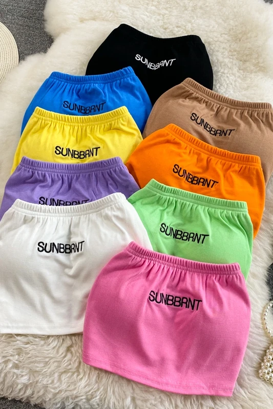 

Sexy Tube Tops Strapless Top Off Shoulder All-match Letter Printing Crop Tops Sleeveless Slim Fit Camisole 2021 Fashion Hot