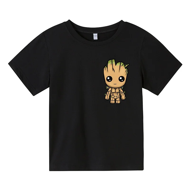 

2021 New Children's T-shirt Set Men and Women Movie Cartoon Character Print Short-sleeved Harajuku Style Shirt Top