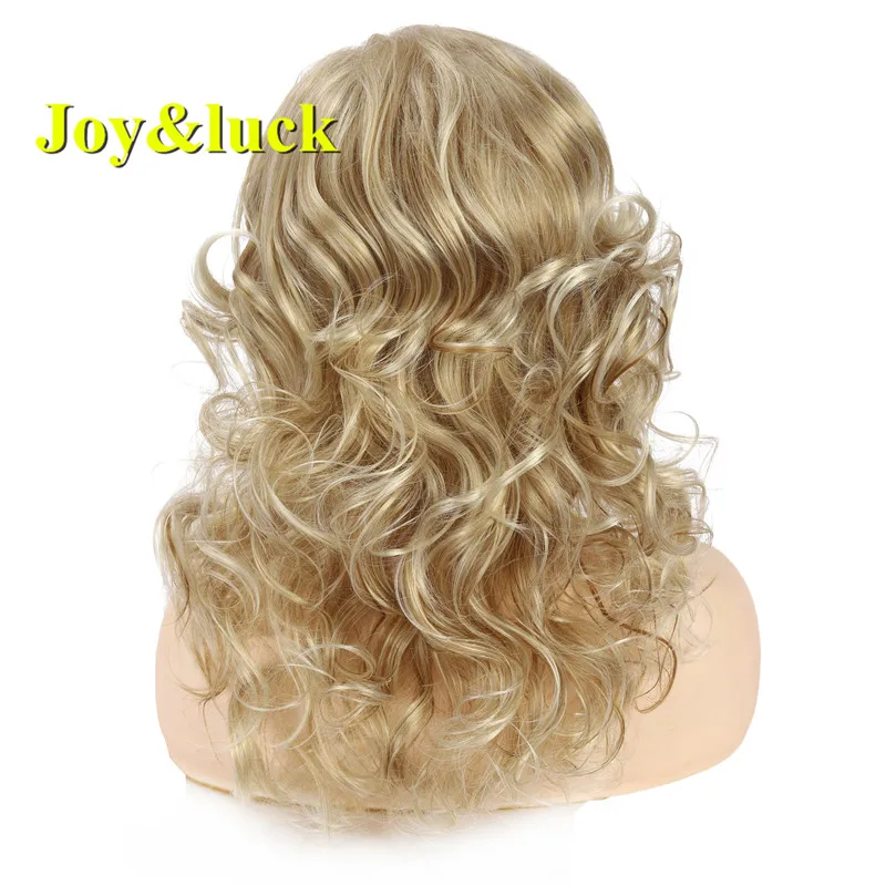 Парик блонд Joy & luck для женщин синтетические волосы с длинным кутикулом эффектом