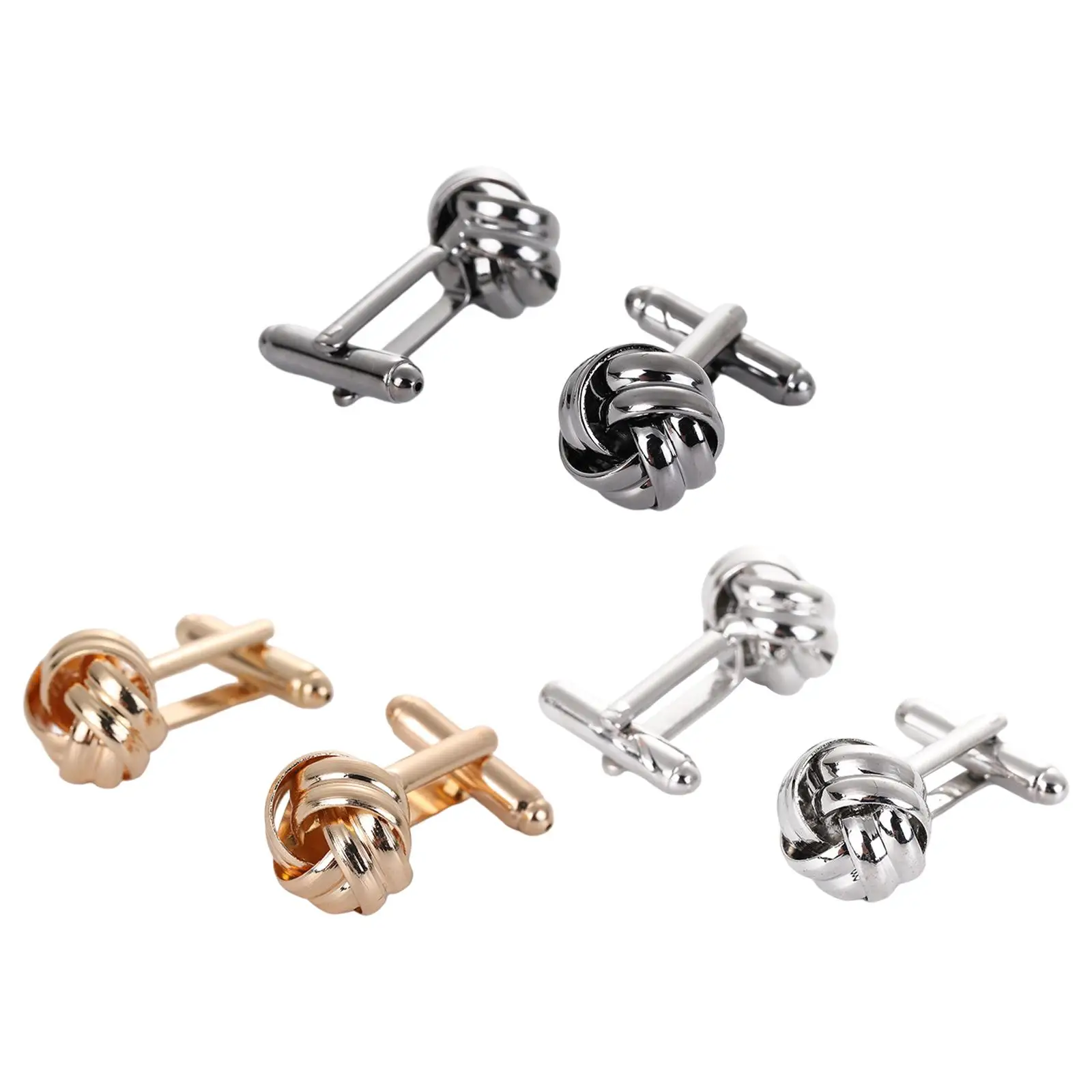 

2 шт. узелковые запонки и шпильки классические запонки для деловых рубашек смокинг мужские