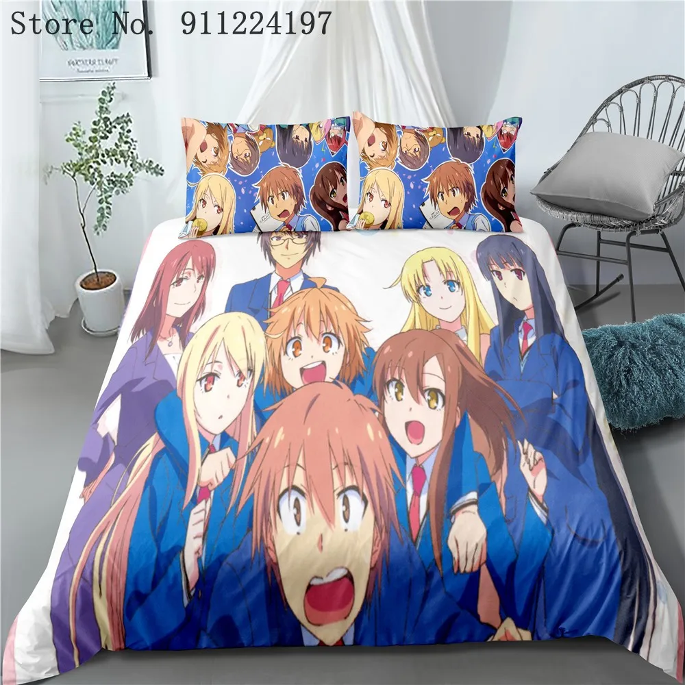 

Cartoon Pet Girl Duvet Cover Comforter Bedding Set 3D Printing Luxury Quilt cover Single Double Queen King Size home textile