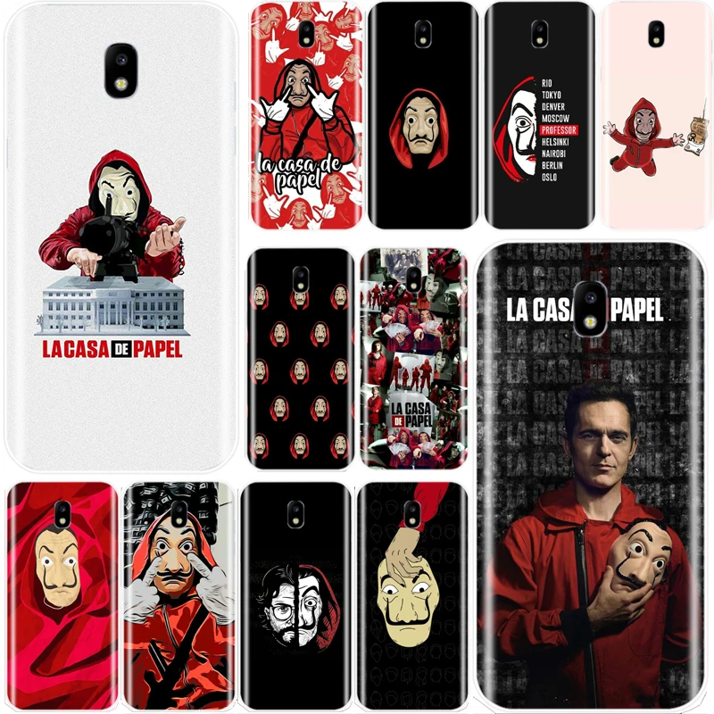 La casa de papel ТВ новоприбывшие крышка ТПУ чехол для телефона для samsung Galaxy J3 J4 J5 J6 J8 J5 J7 J5 J7