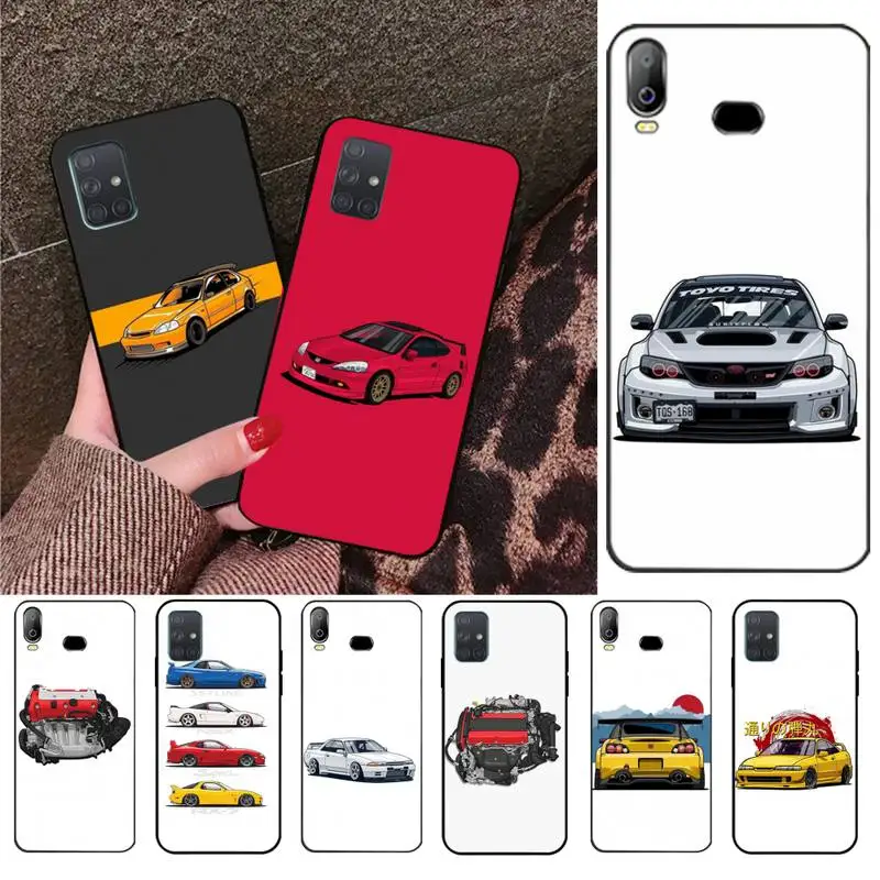 HPCHCJHM спортивный автомобиль двигатель DIY Роскошный чехол для телефона Samsung A10 A20 A30