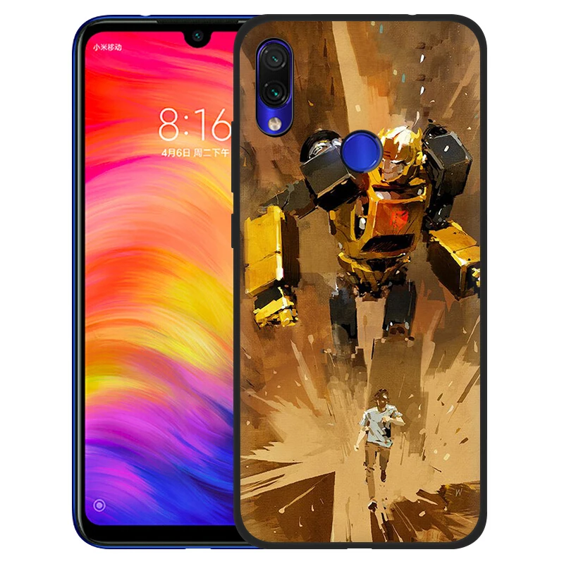 B6 EWAU Трансформеры Темный Луны силиконовый чехол для телефона для Xiaomi Redmi 4A 4X5 6 7 A Plus K20 Pro S2 GO 8A - Цвет: B6