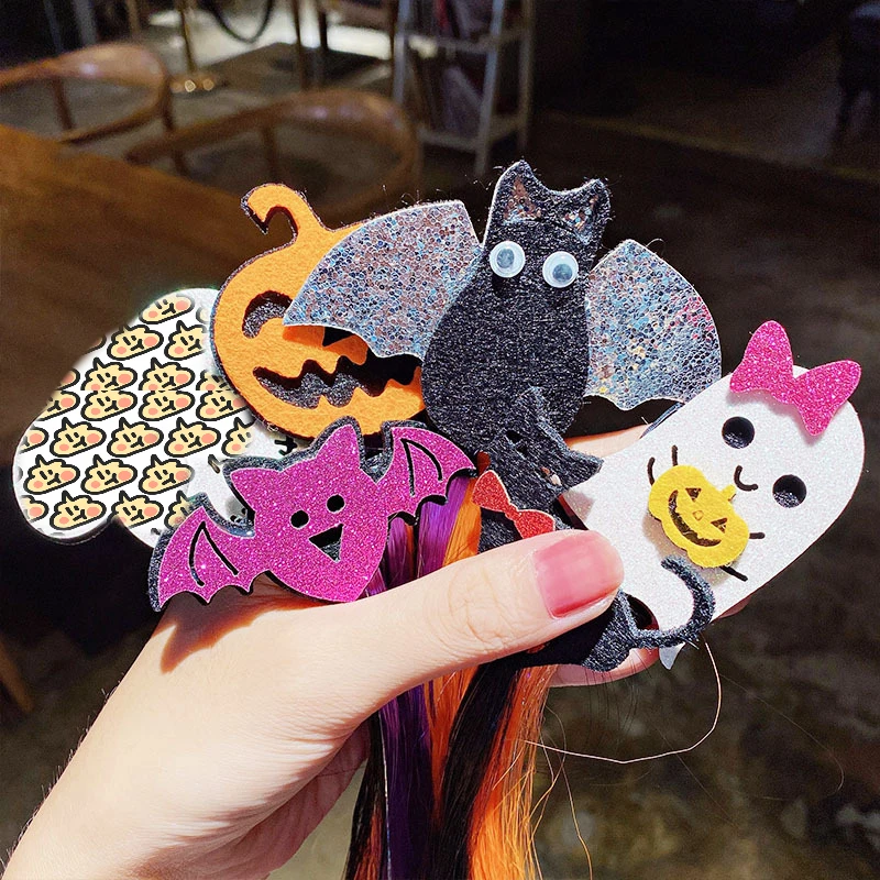 Детский парик на Хэллоуин Шпилька для волос заколка Утконос летучая мышь тыква