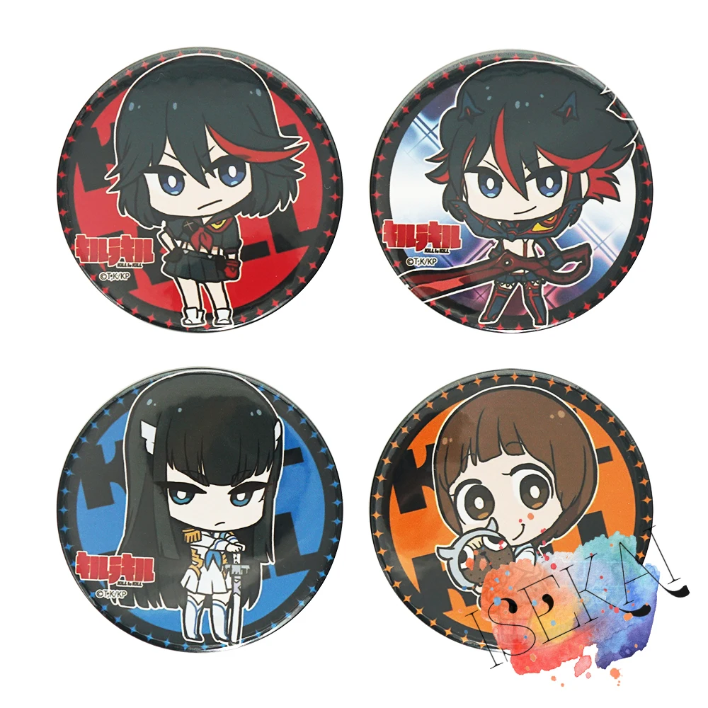 KILL la значок аниме Matoi Ryuuko Kiryuuin Satsuki Mankanshoku Mako металлический брошь булавки|Броши| |