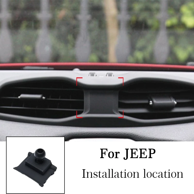 car wireless charger car mobile phone holder mounts gps stand bracket for jeep renegade 2016 2017 2018 2019 auto accessories free global shipping