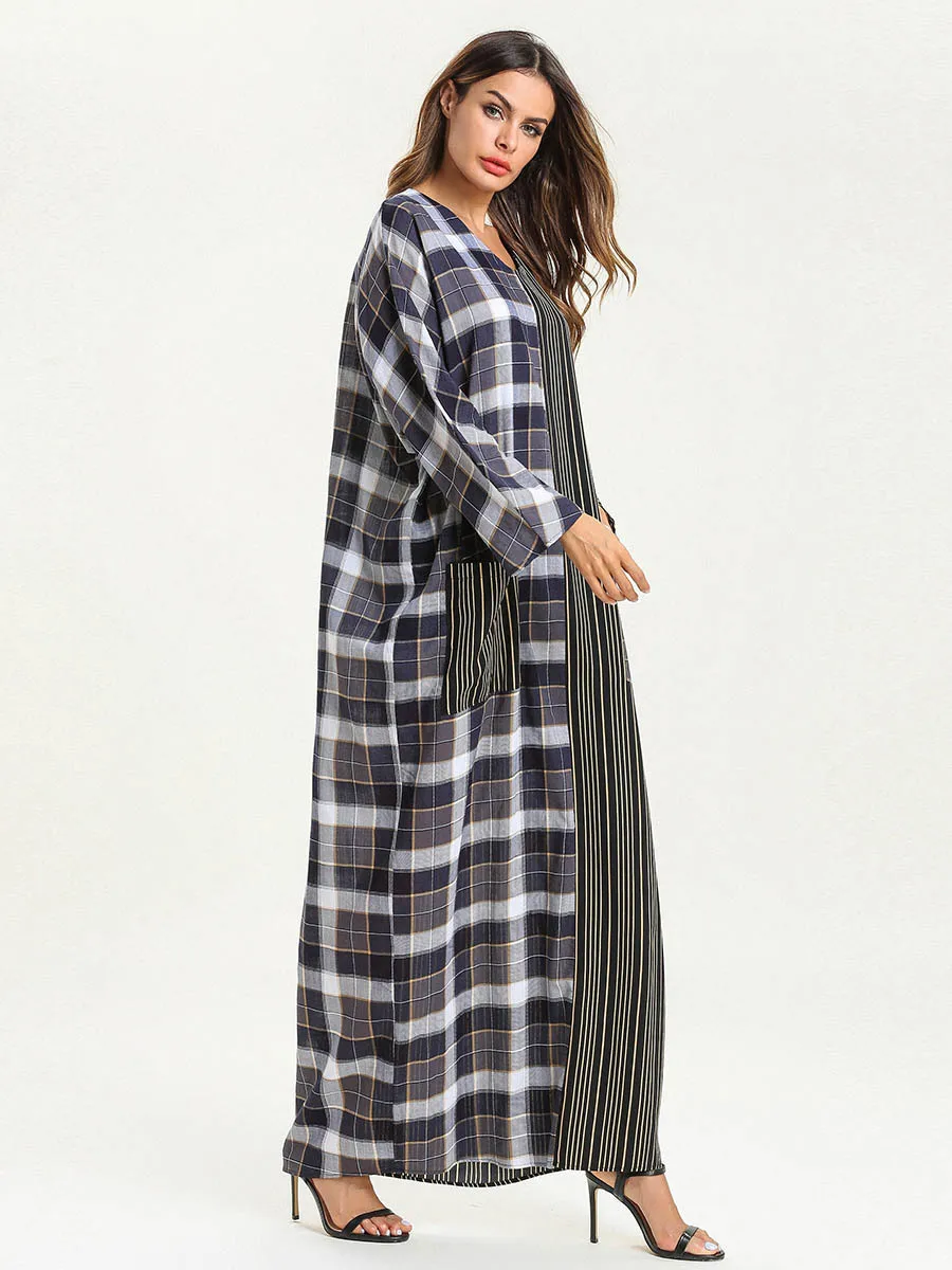 Платье кафтан с оборками Abaya плиссированное платье из Дубая в турецком и