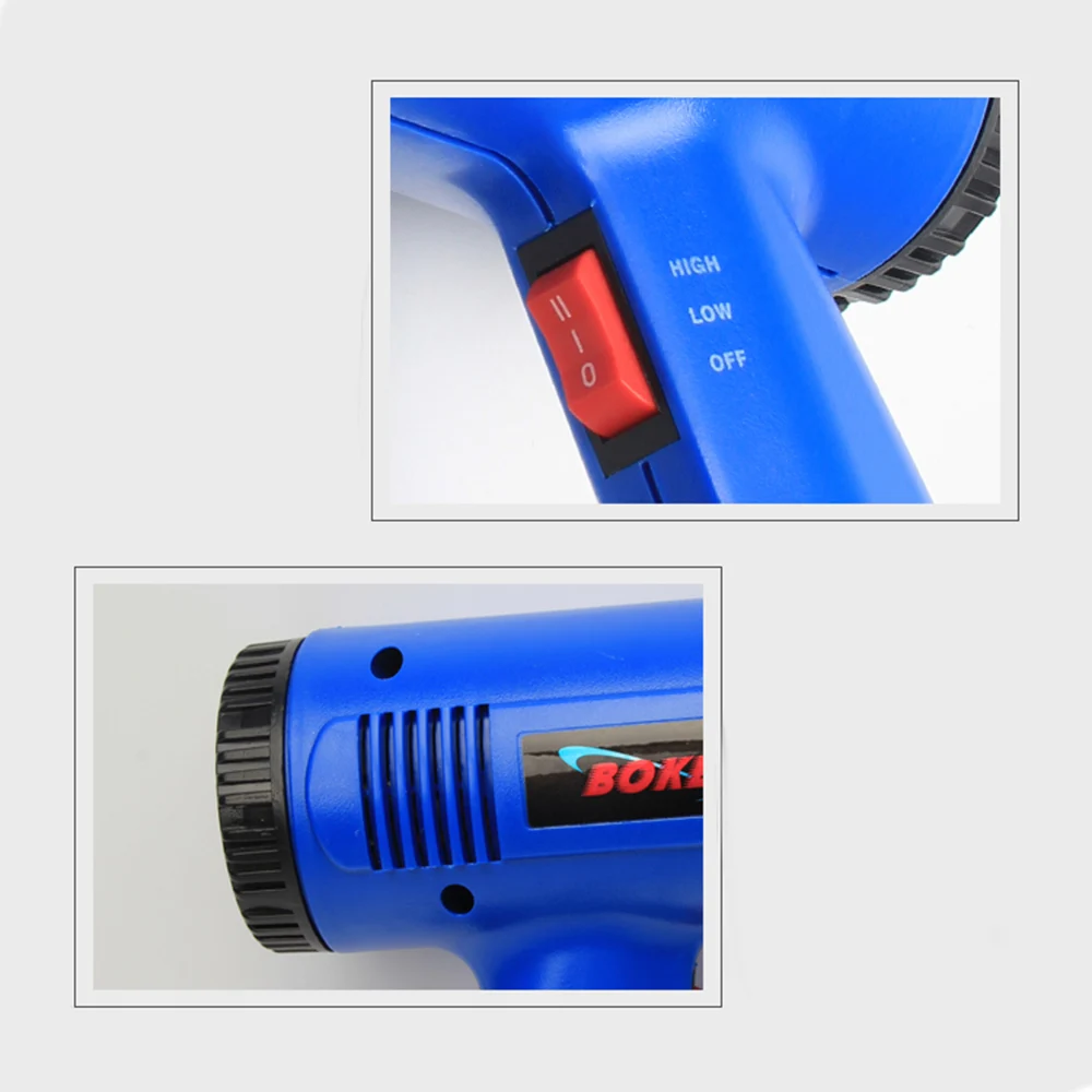 Тепловая пушка для автомобильных фар 1800 Вт контроль температуры 60 ~ 600 градусов