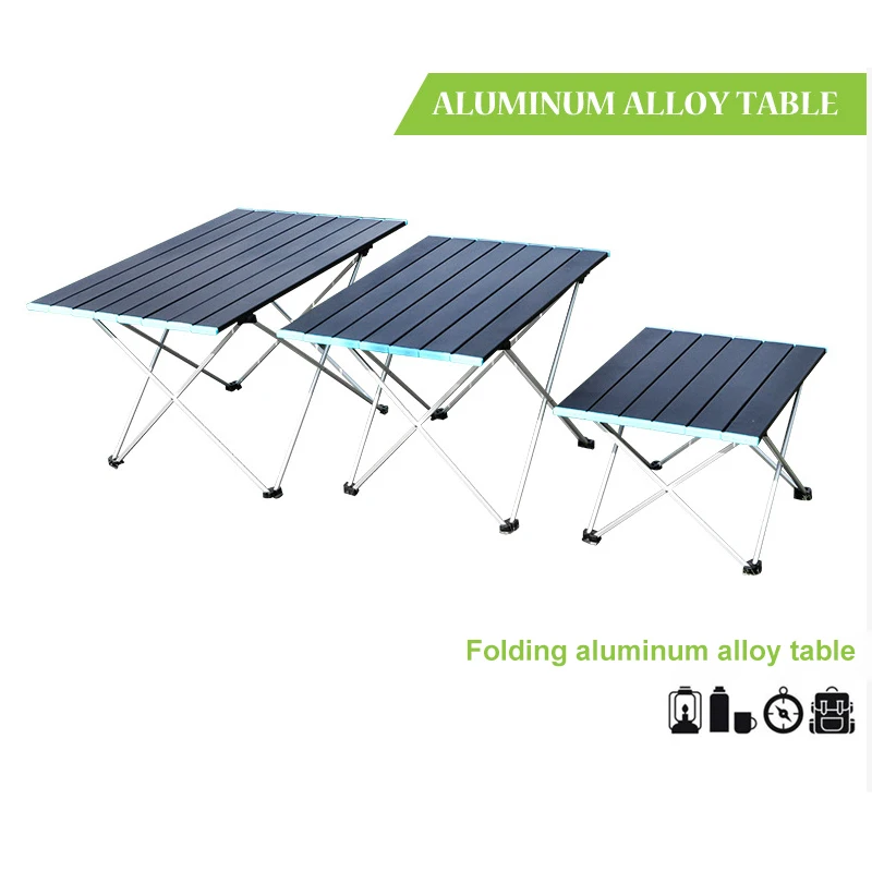 

S/M/L Portable Folding Table Detachable Dining Desk Aluminium Alloy Camping Barbecue Table Kitchen Outdoor Picnic accessories
