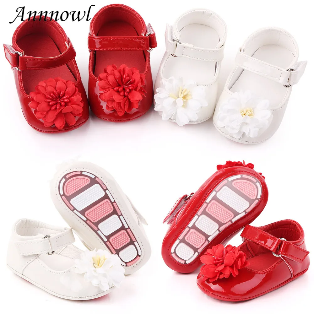 Baby Girl Shoes Anti-skip Soft Sole Walking Toddler Mary Jan