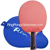 palio 3 star table tennis racket with cj8000 rubber sponge racket bag case original palio 3 star carbon ping pong bat paddle