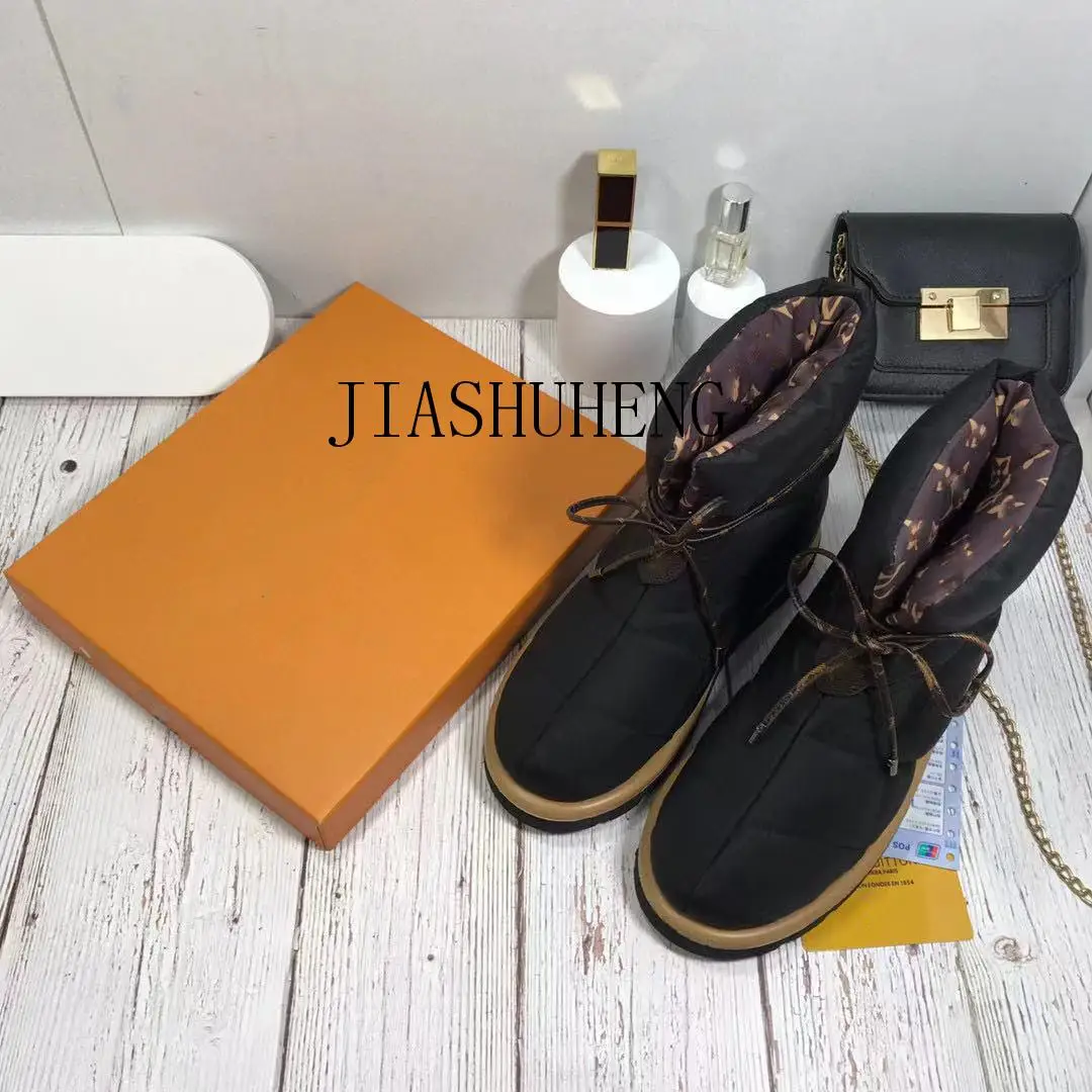 

Высококачественные роскошные брендовые зимние модные новые теплые зимние сапоги унисекс 2021