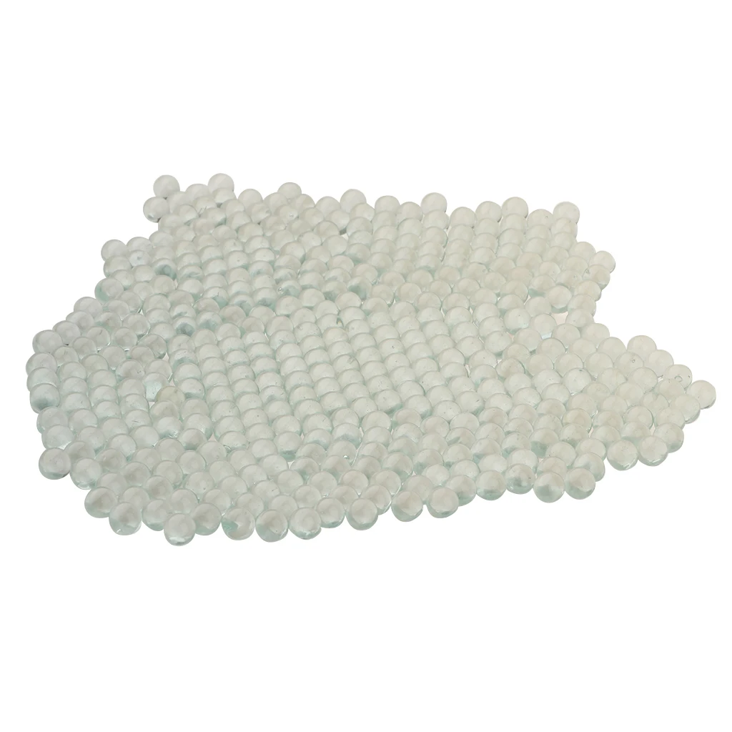 Круглые прозрачные стеклянные мраморы 350 шт. 10 мм ваза аквариум украшение для
