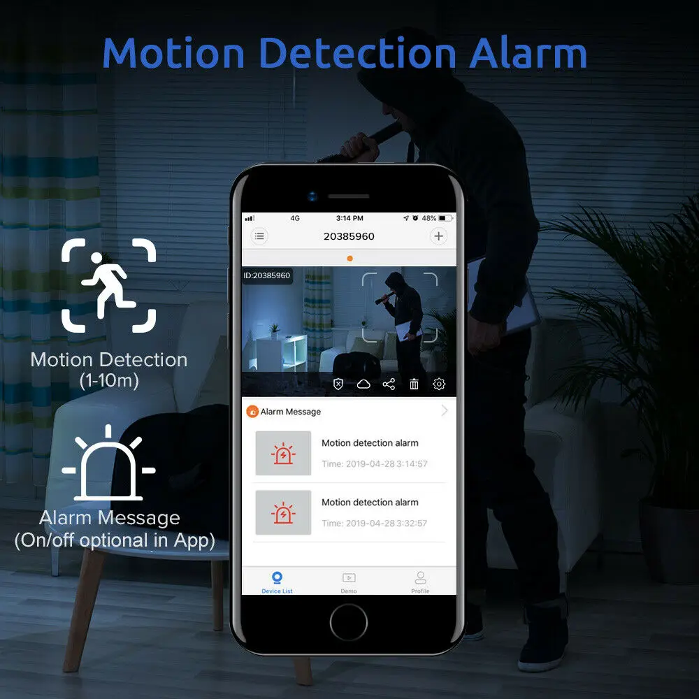 Камера видеонаблюдения CAMSOY Mini инфракрасная камера ночного видения Wi Fi HD 1080P DV DVR
