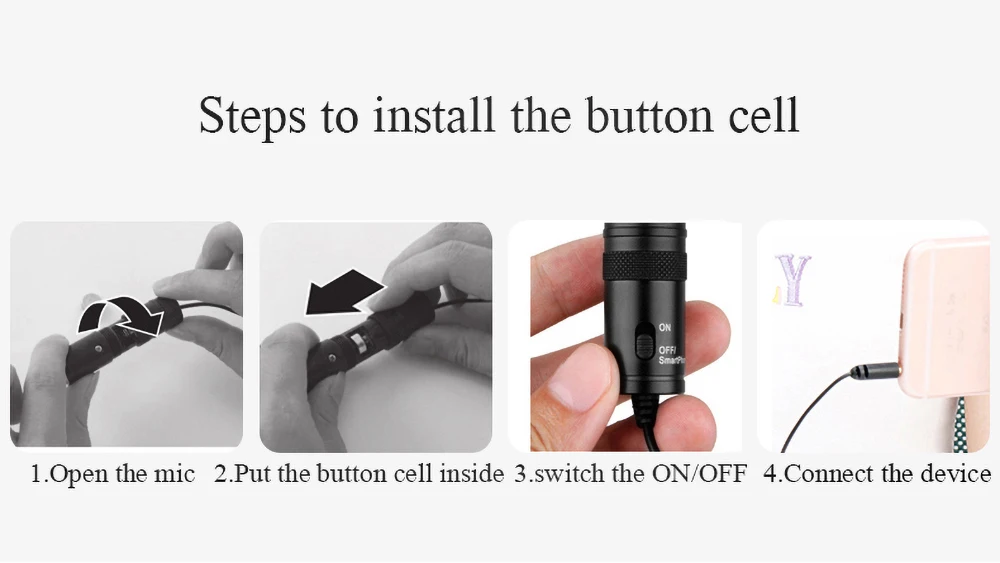 BOYA BY-M1DM Двойной Клип на лацкане петличный микрофон для iPhone Android смартфон Canon EOS Nikon камера видеокамера аудио рекордер