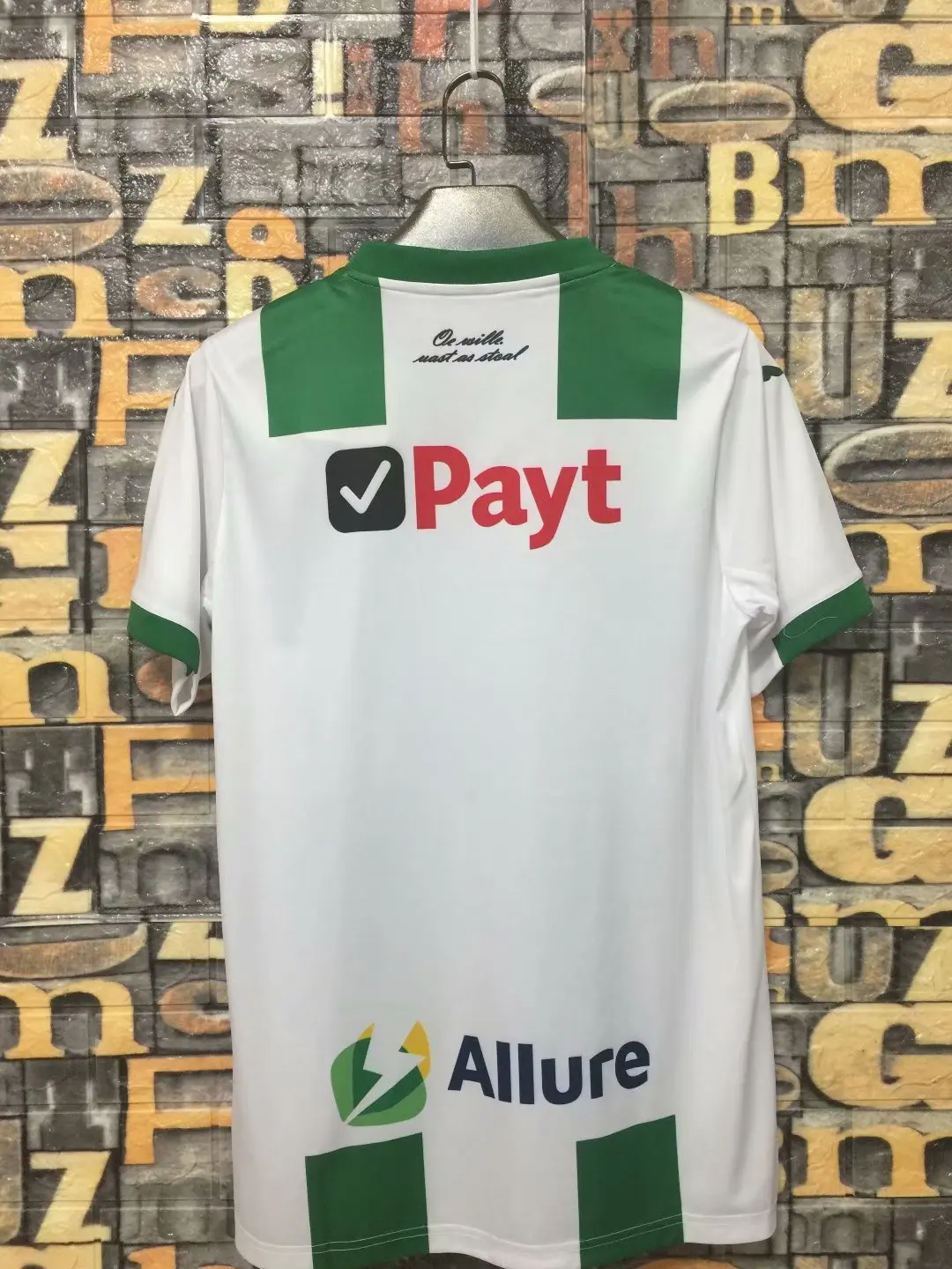 

New Groningen home and away purple high quality short sleeved jersey training sports casual football suit for 2021 season