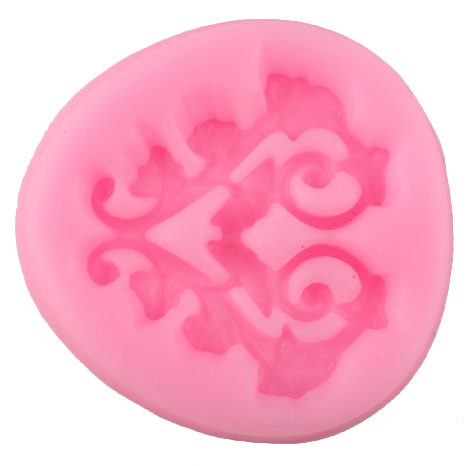 Силиконовые формы в виде листьев прокрутки DIY Свадебный кекс искусственная